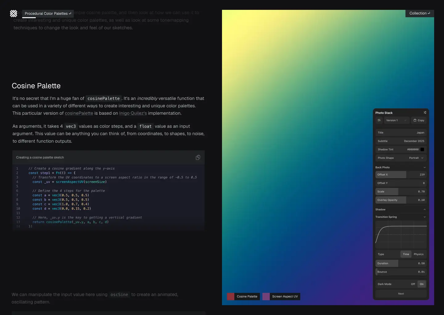 Richer techniques experience
