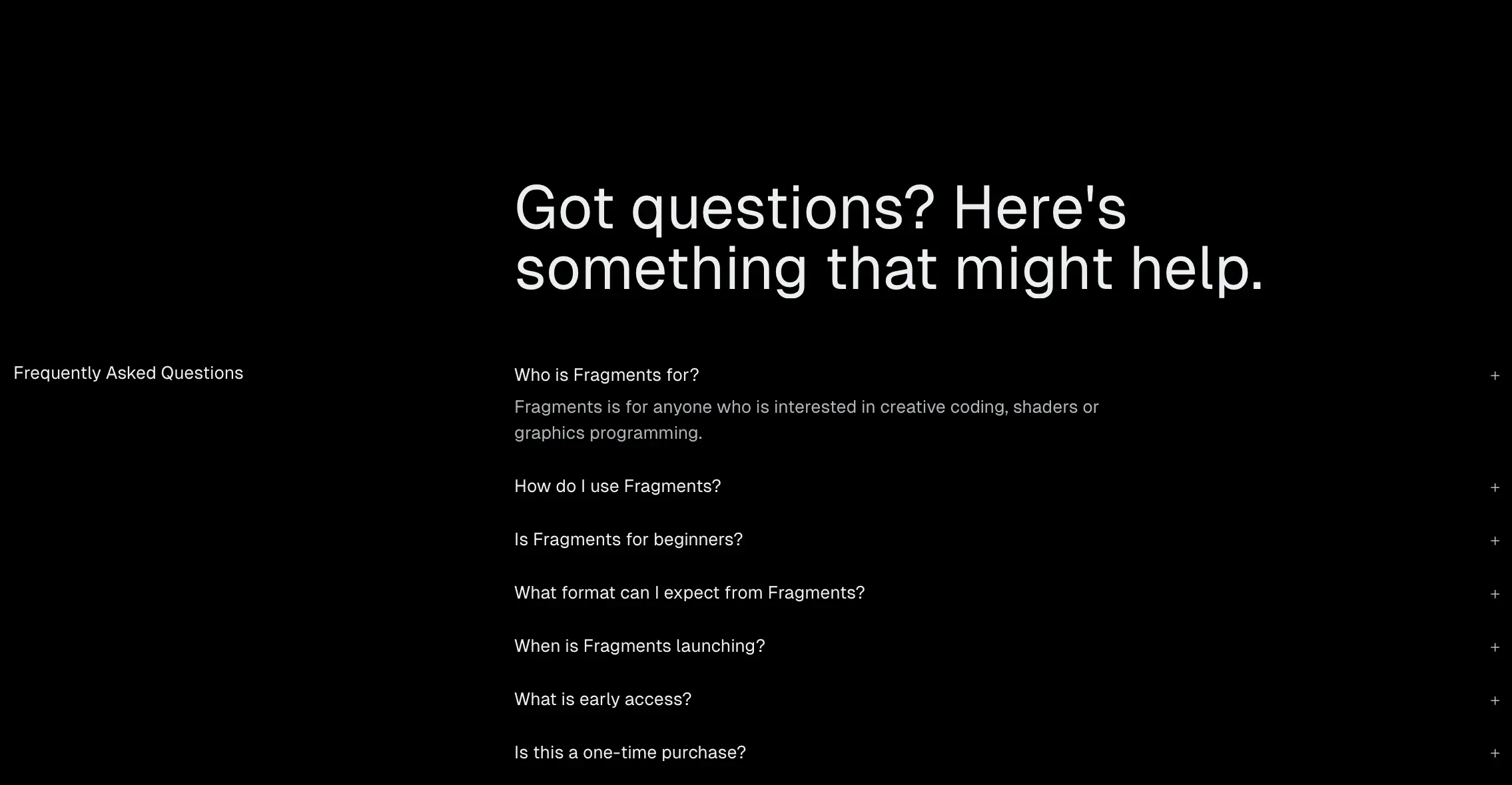 FAQ