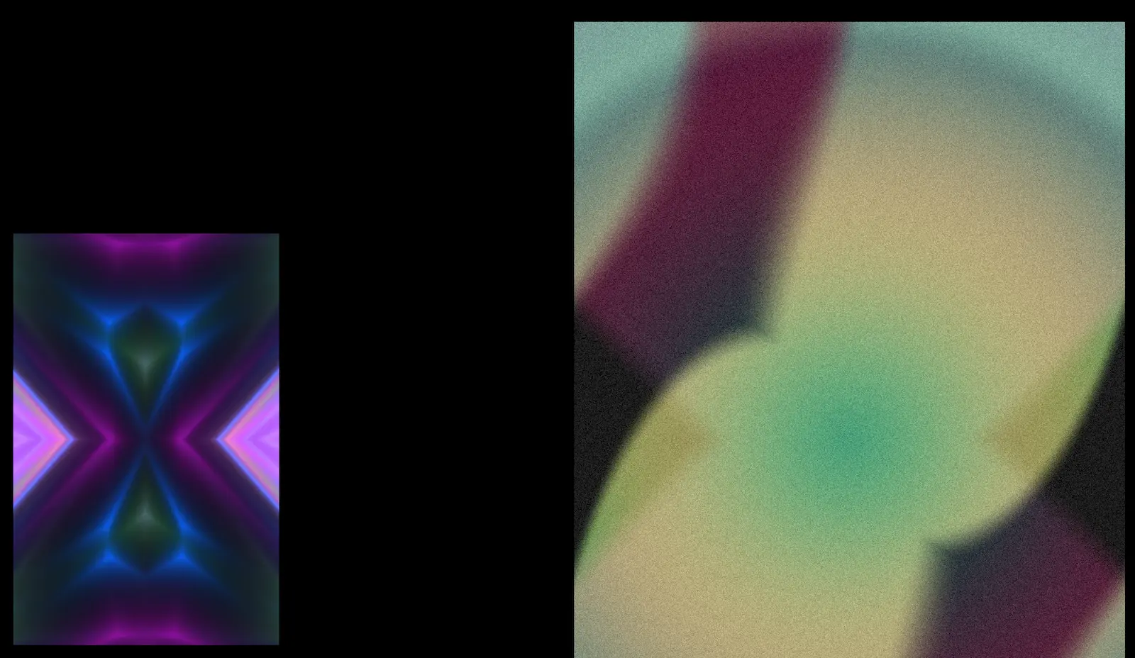 A shot of the landing page
